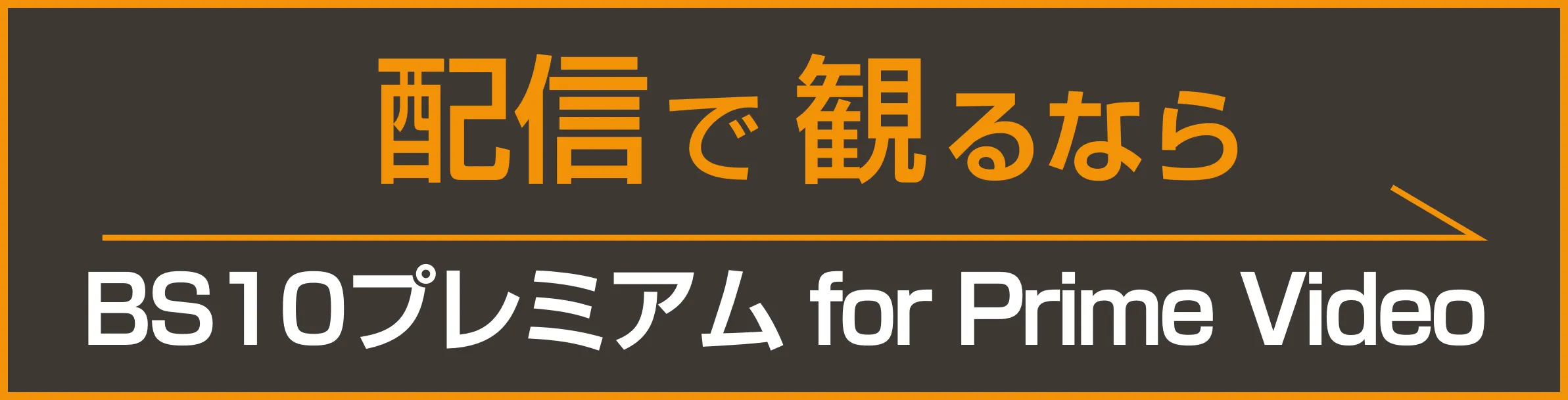 BS10プレミアム for Prime Video