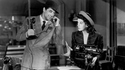 ヒズ・ガール・フライデー場面写真