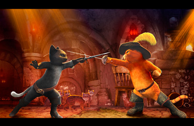 長ぐつをはいたネコ[３Ｄ][吹]場面写真