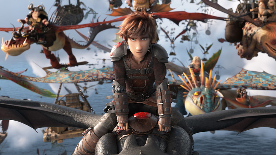 ヒックとドラゴン　聖地への冒険場面写真