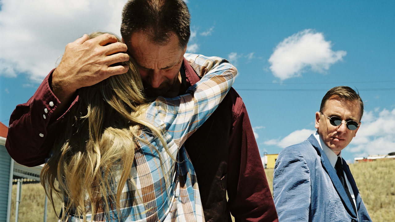 アメリカ，家族のいる風景場面写真