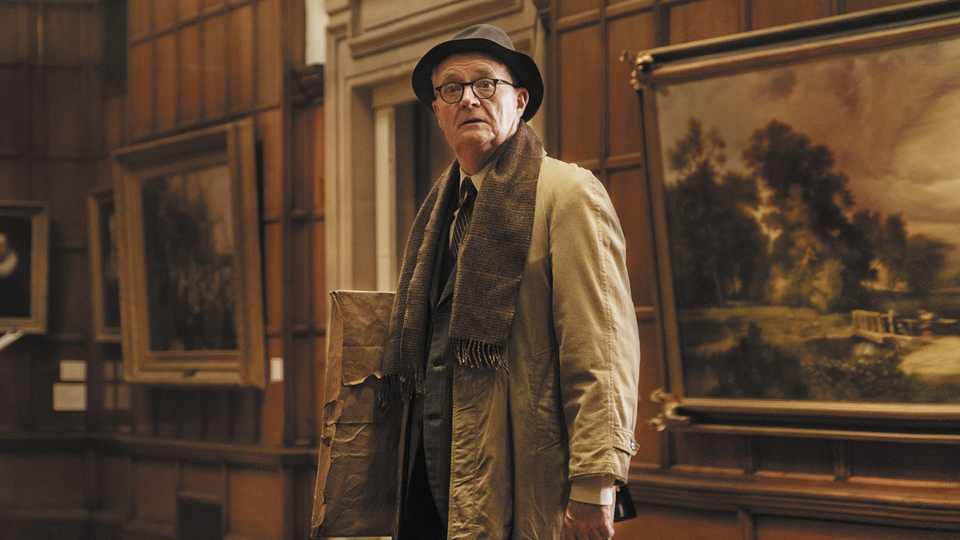 ゴヤの名画と優しい泥棒場面写真