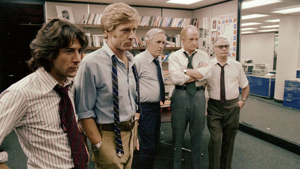 舘ひろし シネマラウンジ 『大統領の陰謀』場面写真