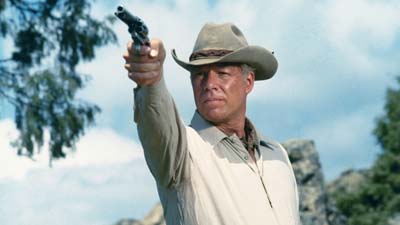 新・荒野の七人/馬上の決闘場面写真