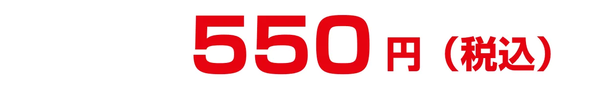 月額なんと550円(税込)!!