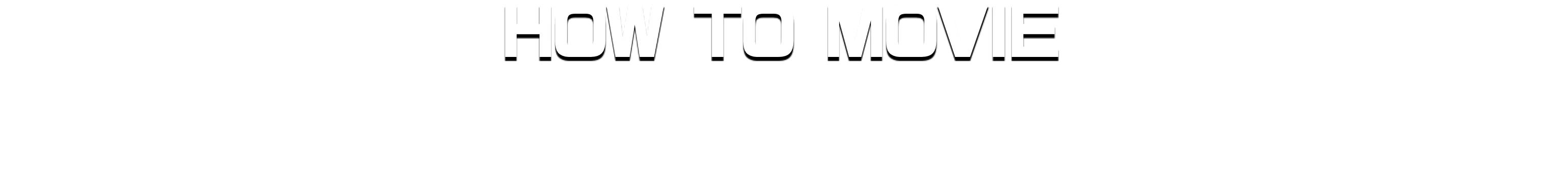 HOW TO MOVIE 簡単ステップで登録完了!