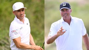 ベテラン2人が首位並走　ビジェガスは9年ぶり、クーチャーは4年ぶりV目指す