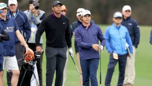 T.ウッズ「ヒーローで錆を落とすことができた」　“親子共闘”を前に手応え