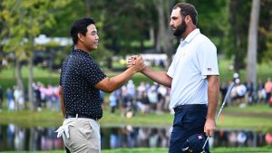 シェフラーとトム・キム、親友だからこそのバチバチ感