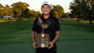 台湾のケビン・ユがツアー初優勝　プレーオフでボウ・ホスラーを下す