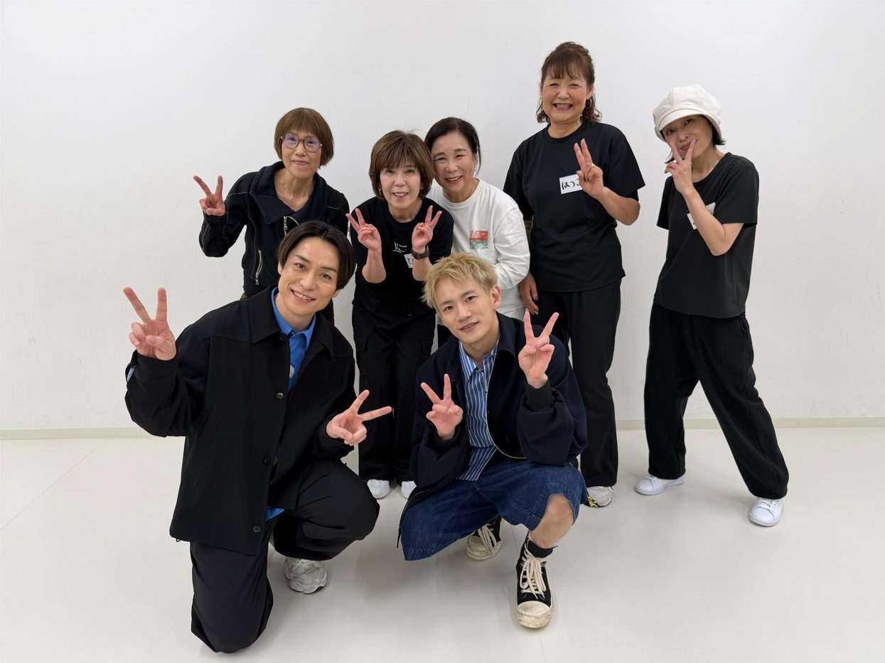 EXILE TETSUYA＆浦川翔平がシニアダンサーの悩みを解決！初の番組ロケ